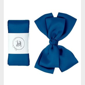 By Str Dbsbnd m. Sljfe - Satin - Double Bow - Navy