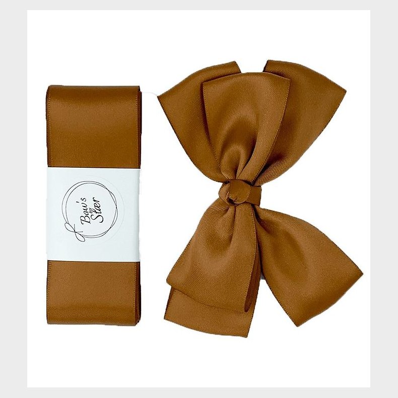 By Str Dbsbnd m. Sljfe - Satin - Double Bow - Golden Br