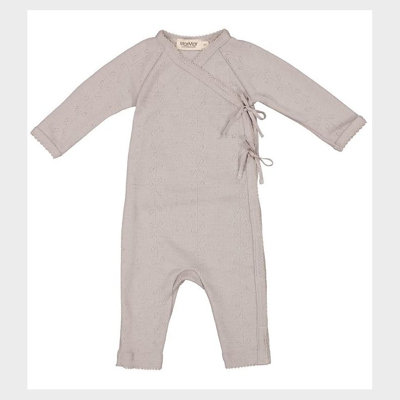 MarMar Sl�-om Heldragt - Uld - Pointelle - Rula - Soft Dove