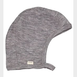 MarMar Babyhjelm - Uld - Hoody - Grey Melange