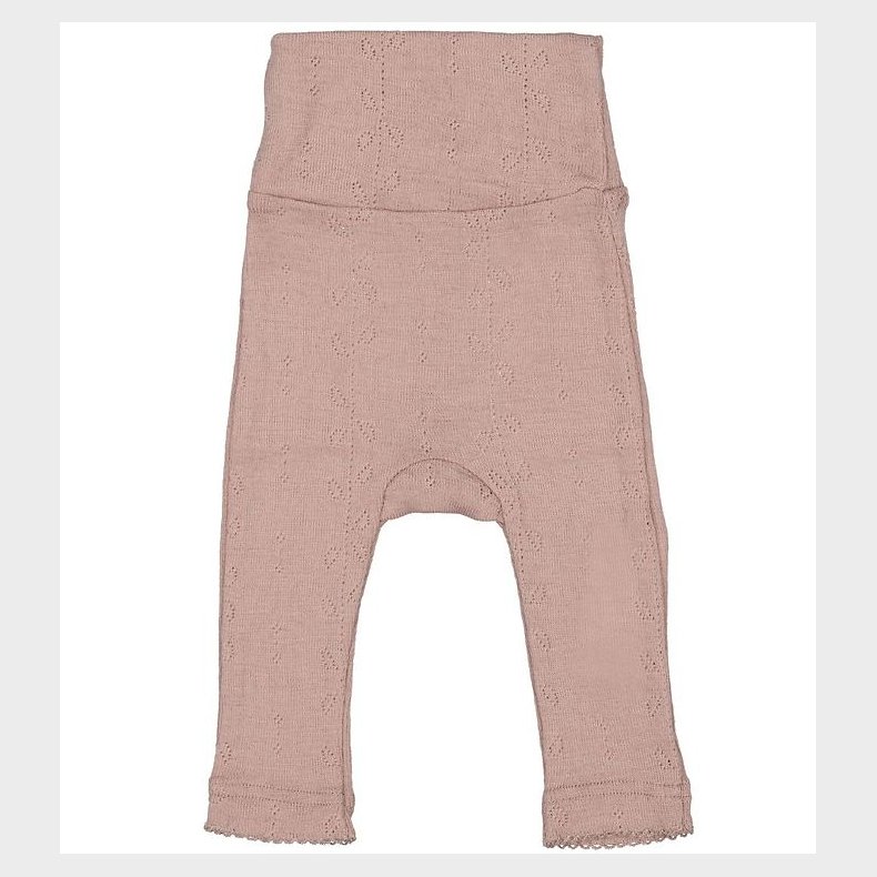 MarMar Bukser - Uld - Pointelle - Piva - Burnt Rose