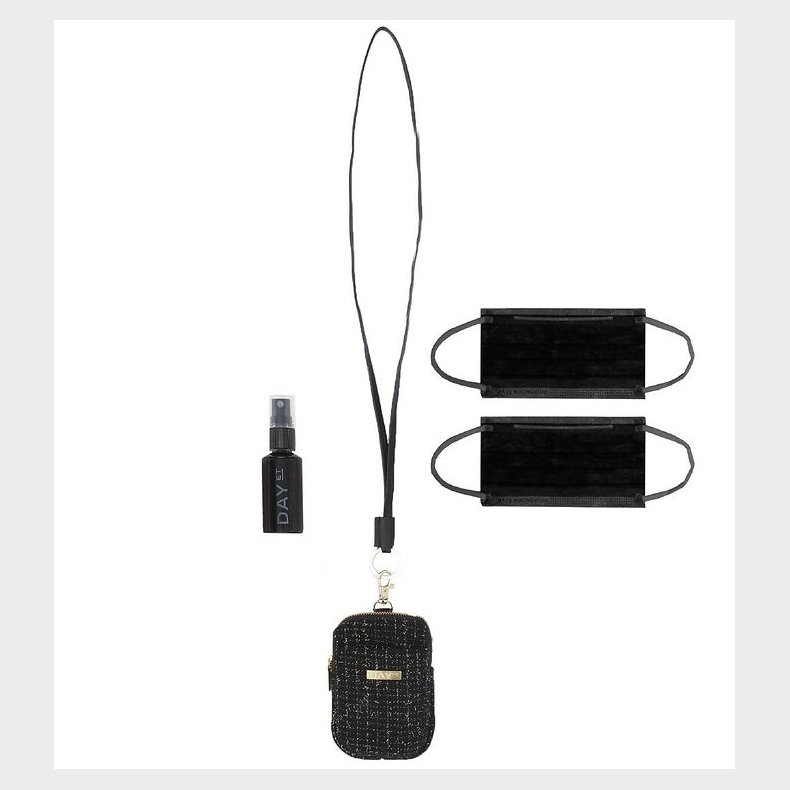 DAY ET Skuldertaske - Boucl Key Pouch - Sort