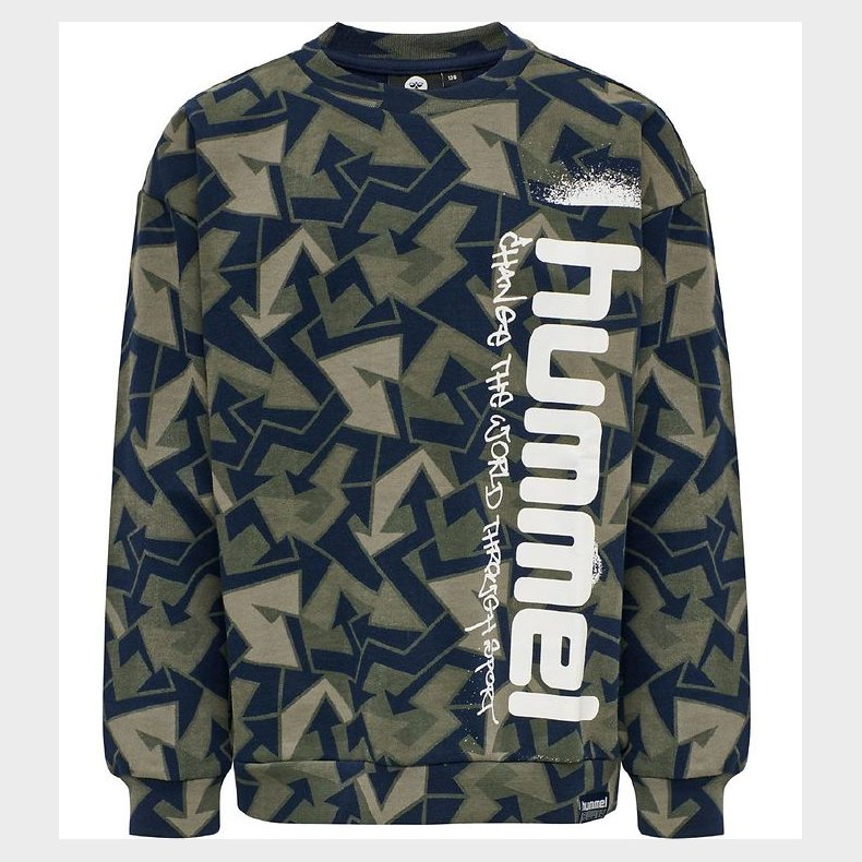 Hummel Sweatshirt - hnlArrows - Black Iris