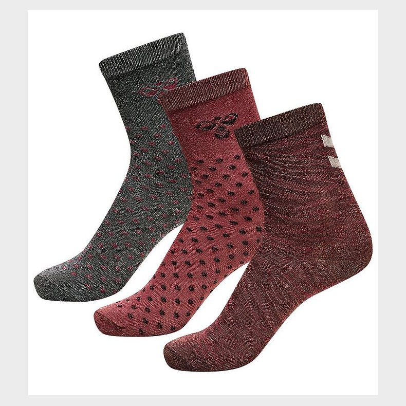 Hummel Strmper - hmlBeta - 3-Pak - Roan Rouge