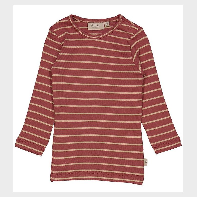 Wheat Bluse - Rib - Apple Butter Stripe