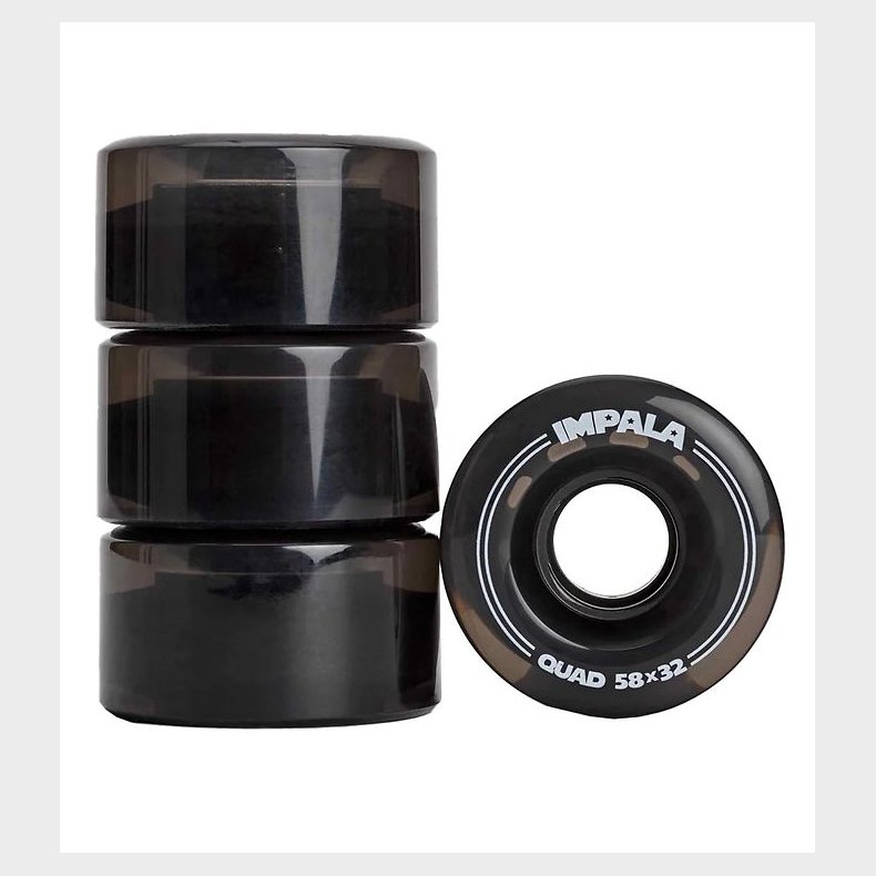 Impala Hjul - 4-pak - 58 mm - Sort