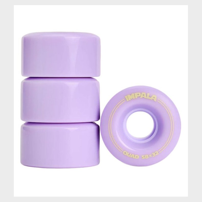 Impala Hjul - 4-pak - 58 mm - Pastel Lilac