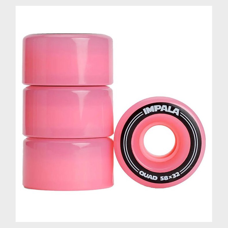 Impala Hjul - 4-pak - 58 mm - Pink