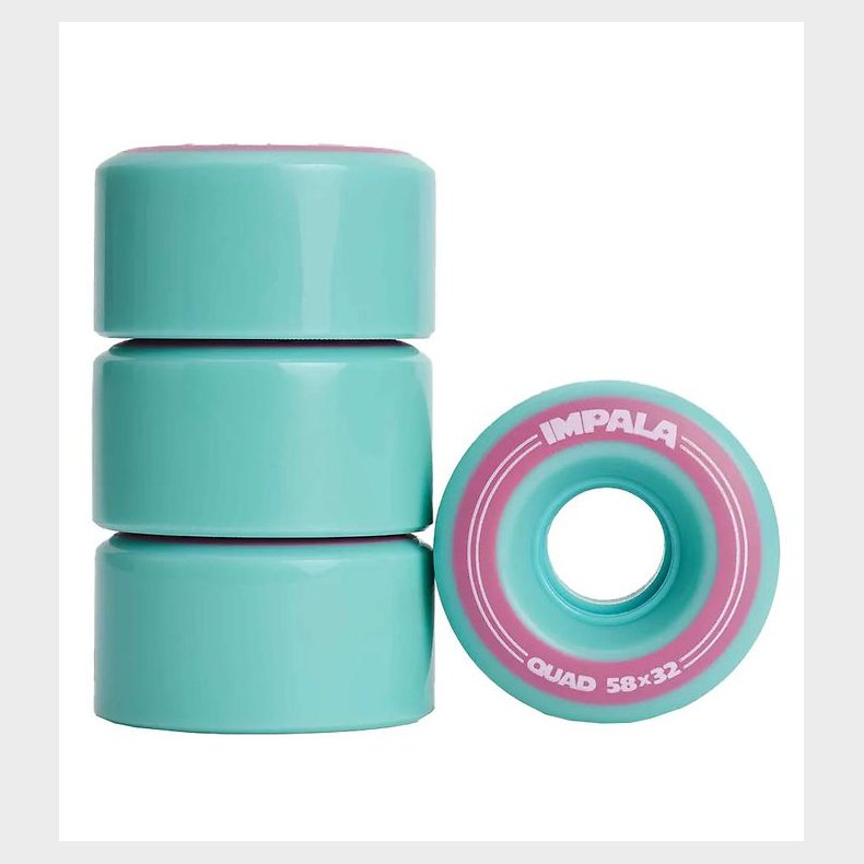 Impala Hjul - 4-pak - 58 mm - Aqua