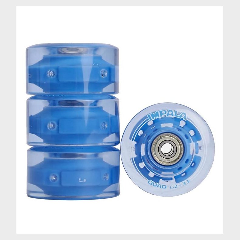 Impala Hjul - 4-pak - 62 mm - Bl m. Lys