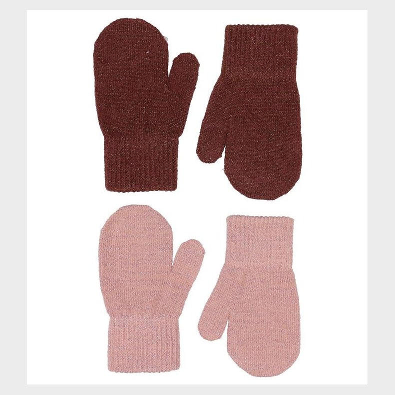 CeLaVi Luffer - Uld/Polyester - 2-pak - Fudge m. Glimmer