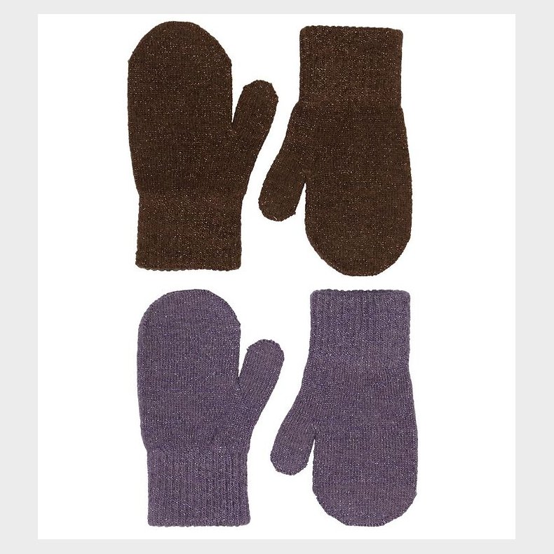 CeLaVi Luffer - Uld/Polyester - 2-pak - Moonscape m. Glimmer