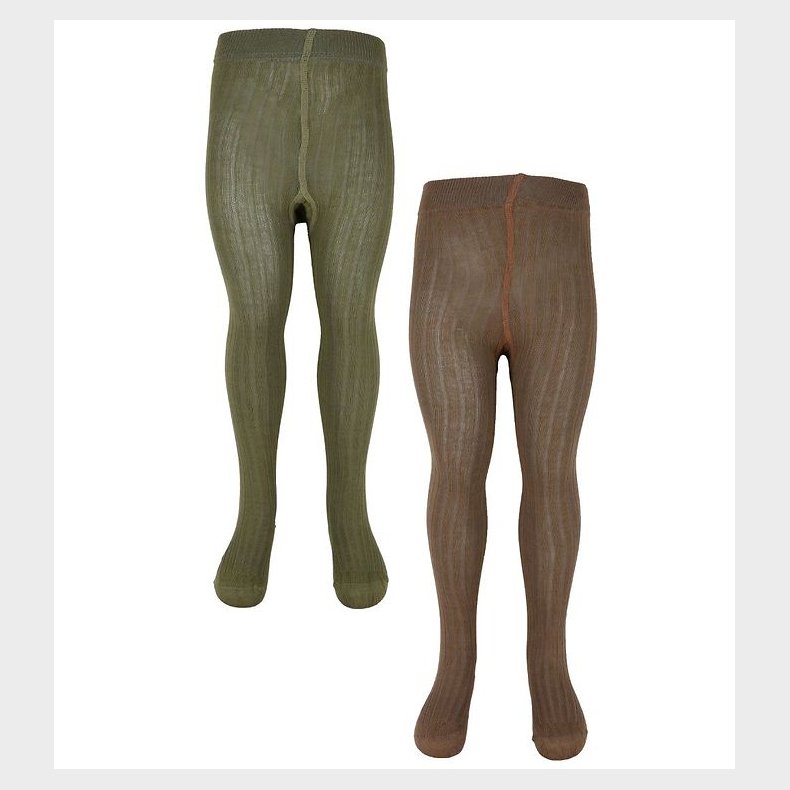 Minymo Str�mpebukser - 2-Pak - Rib - Dried Herbs