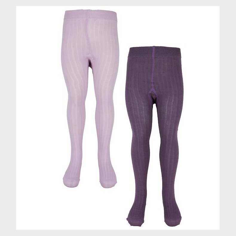 Minymo Str�mpebukser - 2-Pak - Rib - Very Grape