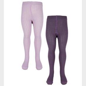 Minymo Str�mpebukser - 2-Pak - Rib - Very Grape