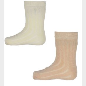 Minymo Str�mper - 2-Pak - Off White