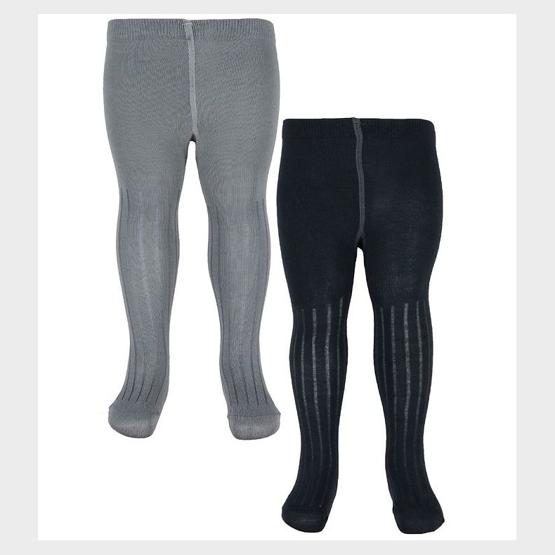 Minymo Str�mpebukser - 2-Pak - Bambus - Rib - Sleet