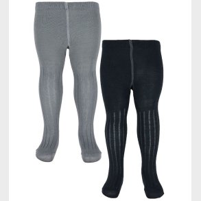 Minymo Str�mpebukser - 2-Pak - Bambus - Rib - Sleet