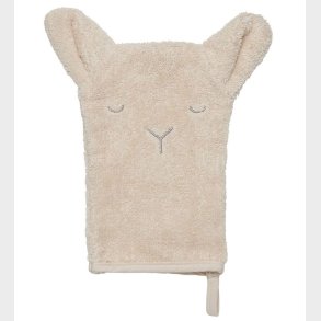 Pippi Vaskehandske - 14x21 cm - Sandshell m. Bjrn