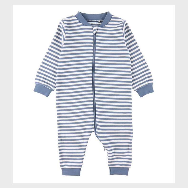 Fixoni Natdragt - Stribet - Bl/hvid