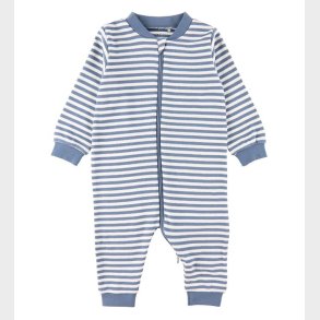Fixoni Natdragt - Stribet - Bl/hvid
