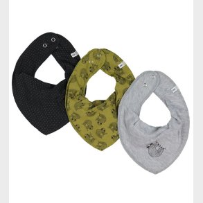 Pippi Baby Savlesmk - 3-Pak - Green Moss