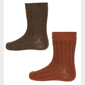 Minymo Str�mper - 2-Pak - Cocoa Brown