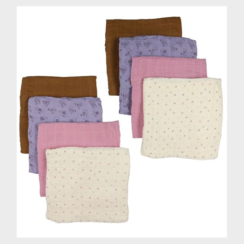 Pippi Stofbleer - Organic - 8-Pak - 65x65 cm - Wisteria