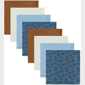 Pippi Stofbleer - Organic - 8-Pak - 65x65 cm - Air Blue