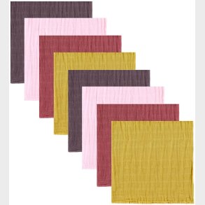 Pippi Stofbleer - Organic - 8-Pak - 65x65 cm - Chalk Pink