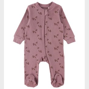 Fixoni Natdragt m. Lynls/Fdder - Grape Shake m. Print