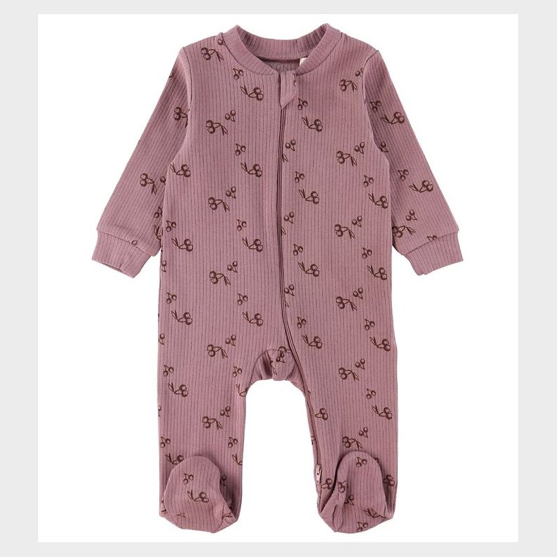 Fixoni Natdragt m. Lynls/Fdder - Grape Shake m. Print