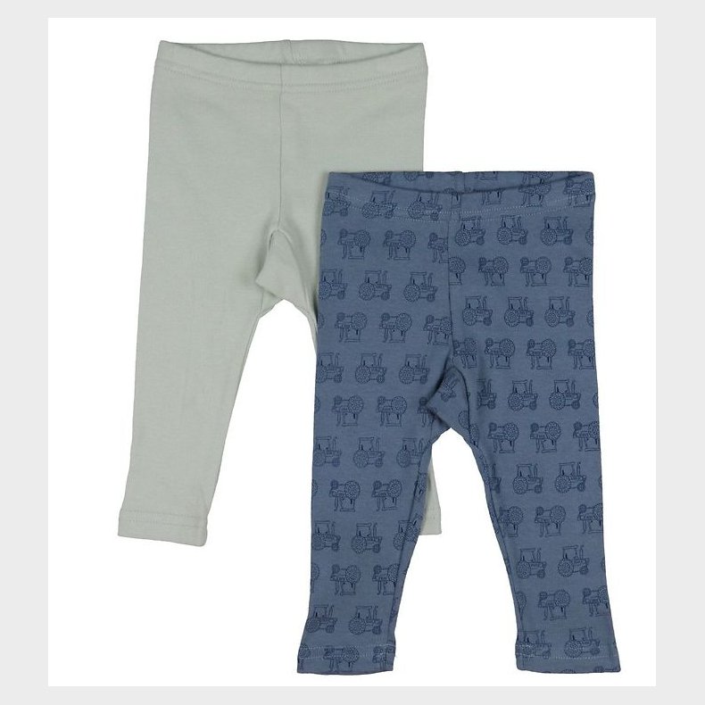 Pippi Leggings - 2-Pak - Blue Mirage