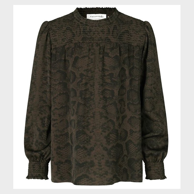 Rosemunde Bluse - Smoaked Oak Snake Print