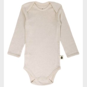 Pine Cone Body l/ - Pointelle Dot - Natura