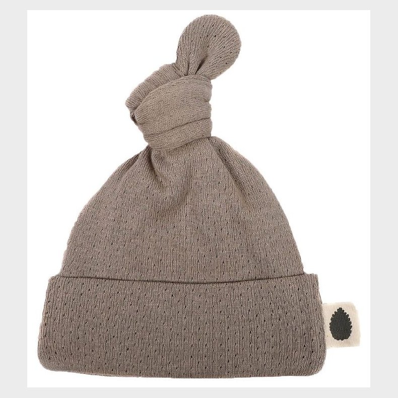 Pine Cone Hue - Pointelle Dot - Mushroom