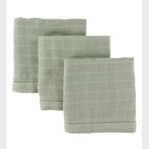 Pine Cone Stofbleer - 70x70 cm - 3-pak - Edith - Salvie