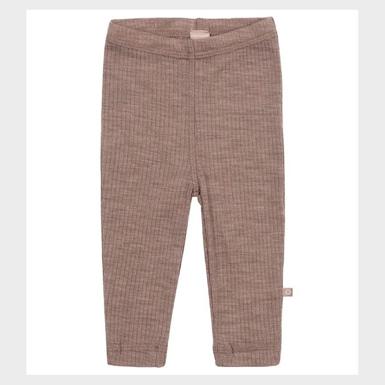 Smallstuff Leggings - Uld - Rib - Soft Powder