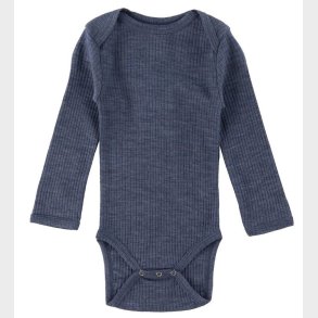 Smallstuff Body l/ - Uld - Denim Melange