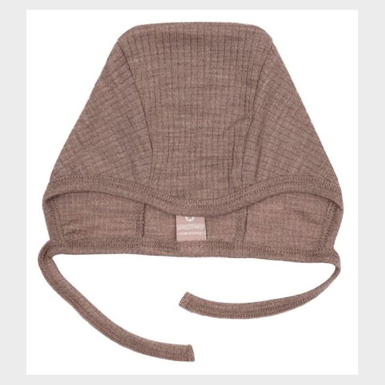 Smallstuff Babyhjelm - Uld - Soft Powder