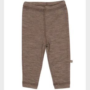Smallstuff Leggings - Uld - Rib - Nature
