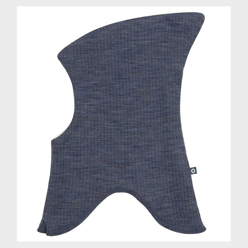 Smallstuff Elefanthue - Uld - 2-Lags - Denim Melange