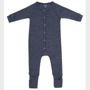 Smallstuff Natdragt - Uld - Denim Melange