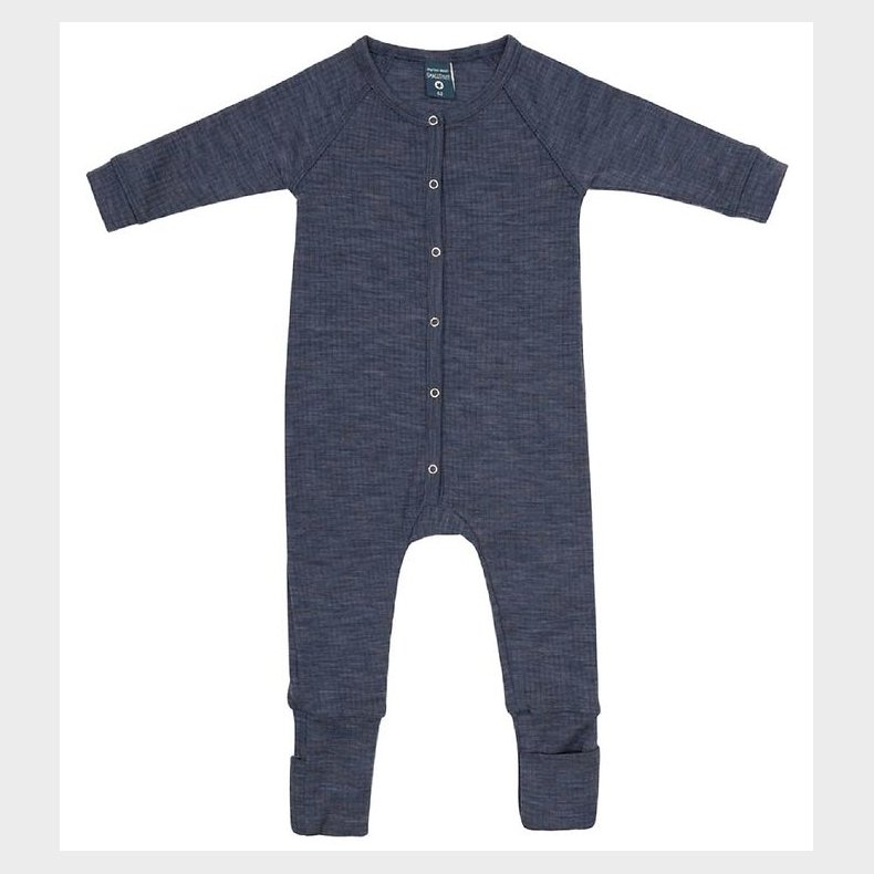 Smallstuff Natdragt - Uld - Denim Melange