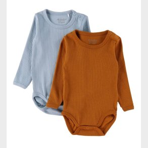 Minymo Bodyer l/ - 2-pak - Ashley Blue