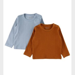 Minymo Bluse - 2-pak - Ashley Blue