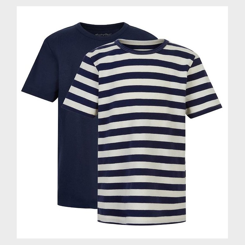 Minymo T-shirt - 2-pak - Marshmallow