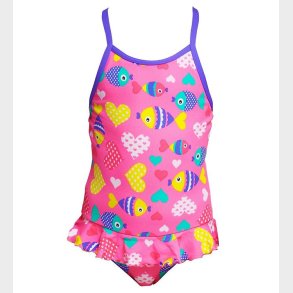 Funkita Badedragt - Belted Frill - UV50+ - Lolly Fish