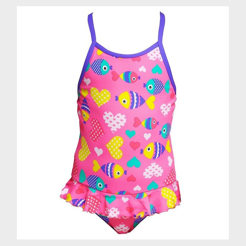 Funkita Badedragt - Belted Frill - UV50+ - Lolly Fish