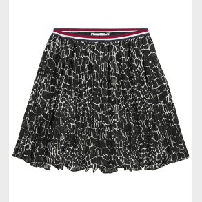 Tommy Hilfiger Nederdel - Sort Dyreprint